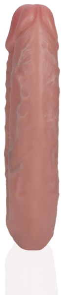 Двусторонний фаллоимитатор RealRock U Shape Realistic Double Dildo 12,7 см