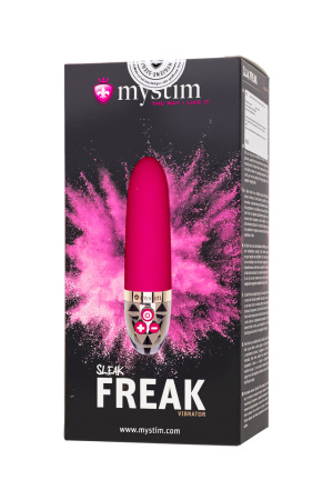Мини-вибратор перезаряжаемый красный Mystim Sleak Freak