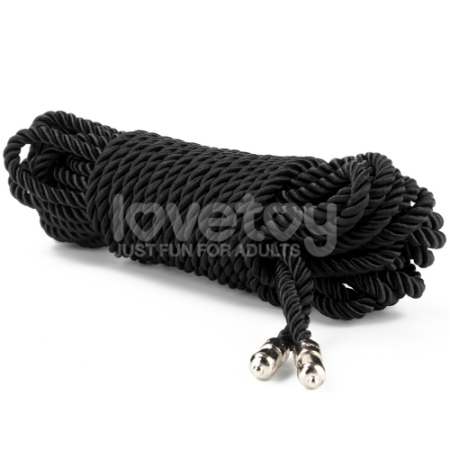 Веревка для бондажа Rebellion Reign Ebony Silky
