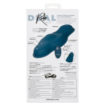 Вибромассажер Dual Rider Remote Control Bump & Grind