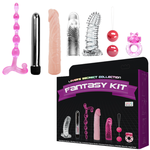 Набор для любовных игр Lover's Secret Collection Fantasy Kit  (7 предметов) Baile 