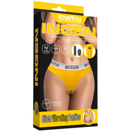 Трусики Bitch XL с вибропулей и беспроводным пультом управления Ingen Vibrating Panties