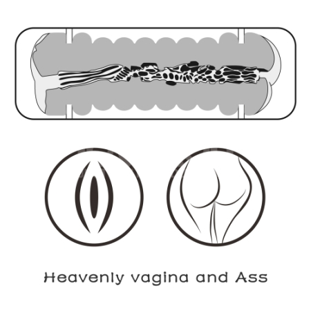 Мастурбатор влагалище и попка Blowout Double Side Stroker Vagina and Ass