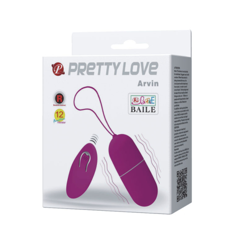 Виброяйцо с пультом управления и петлёй Pretty Love Arvin