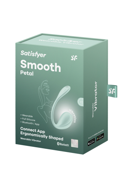 Смарт-виброяйцо мятное Smooth Petal Satisfyer 