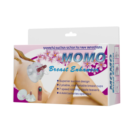 Вакуумная помпа-вибромассажёр для груди MOMO Breast Enhancer Baile 