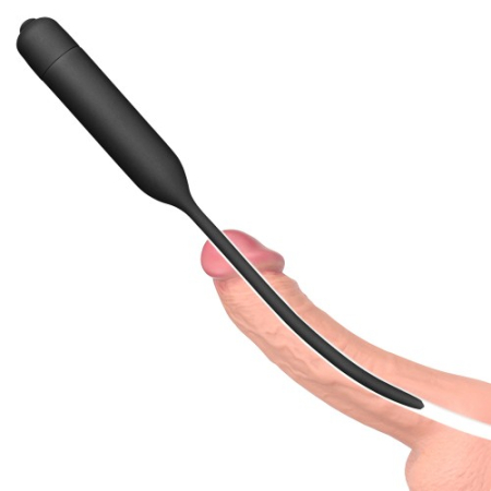 Уретральный буж с вибрацией Silicone Vibrating Urethral Dilator