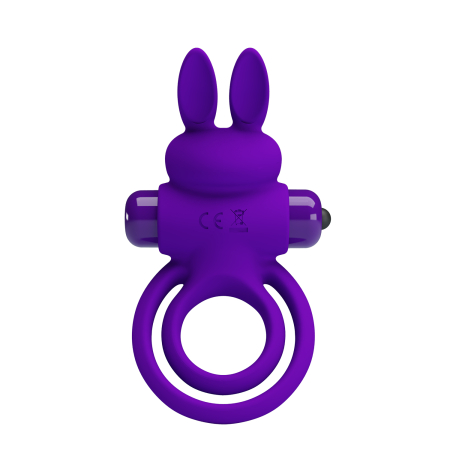 Эрекционное виброкольцо Pretty Love Penis Ring 3 Фиолетовое