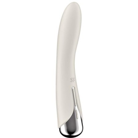 Вибратор для точки G с ротацией бежевый Spinning Vibe 1 Satisfyer 