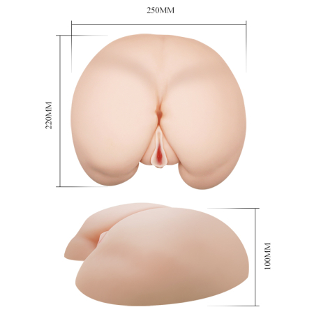 Реалистичный мастурбатор-ягодицы с влагалищем и анусом Realistic Vagina and Ass Baile 