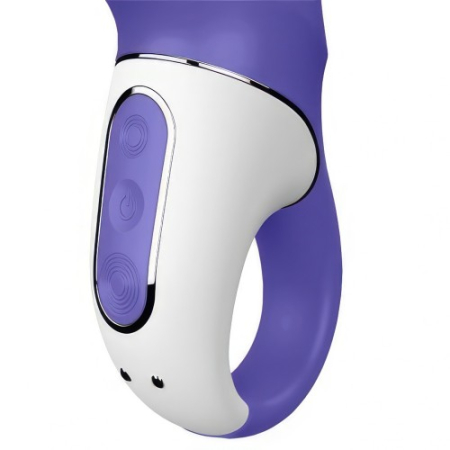 Вибратор для точки G с клиторальным стимулятором фиолетовый Magic Bunny Satisfyer 