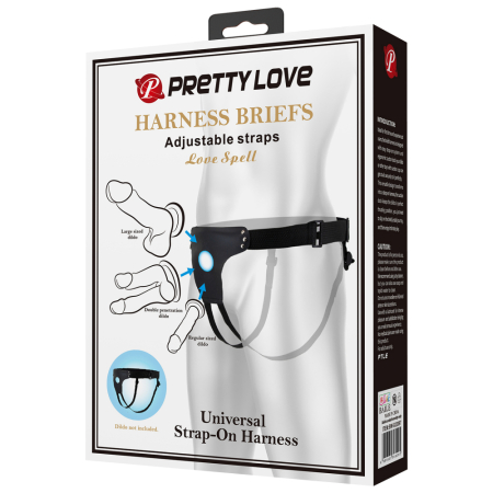 Трусики для страпона Pretty Love Harness Briefs Love Spell