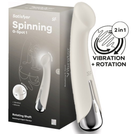 Вибратор для точки G с ротацией бежевый Spinning G-Spot 1 Satisfyer 
