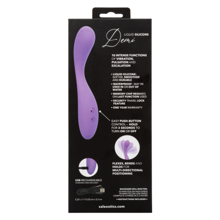 Ультрагибкий перезаряжаемый вибратор CONTOUR DEMI