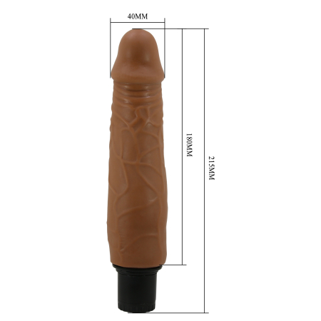 Реалистичный вибратор Pretty Love Waldorf 21,5 см