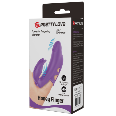 Вибронасадка на палец Pretty Love Honey Finger