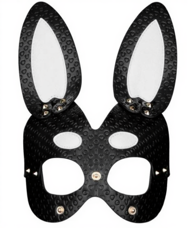 Маска из искусственной кожи Rebellion Reign Rebel Bunny