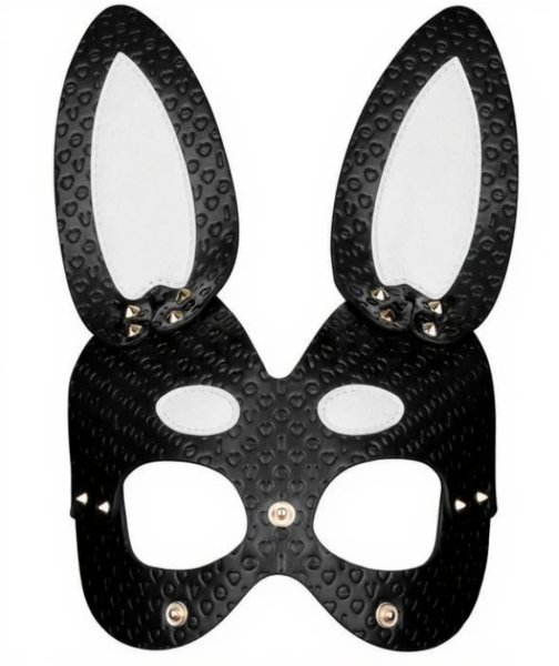 Маска из искусственной кожи Rebellion Reign Rebel Bunny