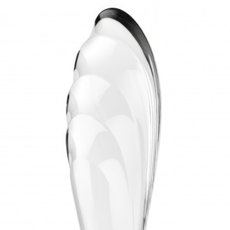 Двусторонний фаллоимитатор из стекла прозрачный Dazzling Crystal 1 Satisfyer