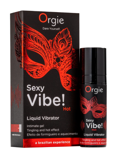 Жидкий вибратор с разогревающим эффектом ORGIE Sexy Vibe Hot 15 мл