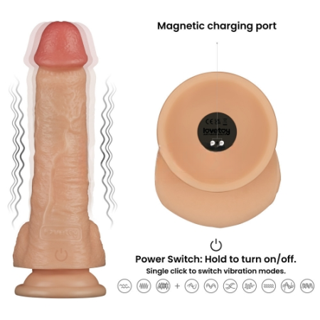 Страпон с вибрацией Ingen 20 см L/XL/XXL