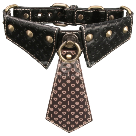 Ошейник-галстук из искусственной кожи Rebellion Reign Collar