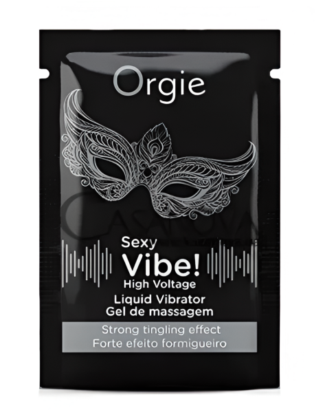 Жидкий вибратор с усиленным эффектом вибрации ORGIE Sexy Vibe High Voltage 1 мл