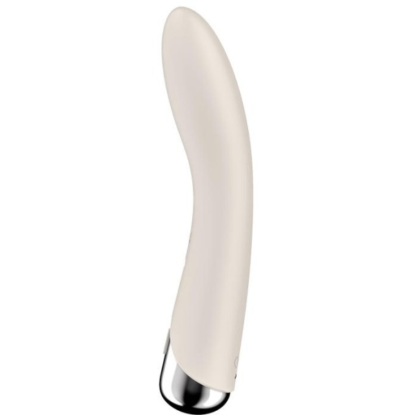 Вибратор для точки G с ротацией бежевый Spinning Vibe 1 Satisfyer 