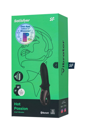 Анальный смарт-вибратор с функцией нагрева Hot Passion Satisfyer 