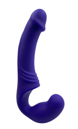 Безремневой страпон с вибрацией Aphrodisia Double Rider 22 см