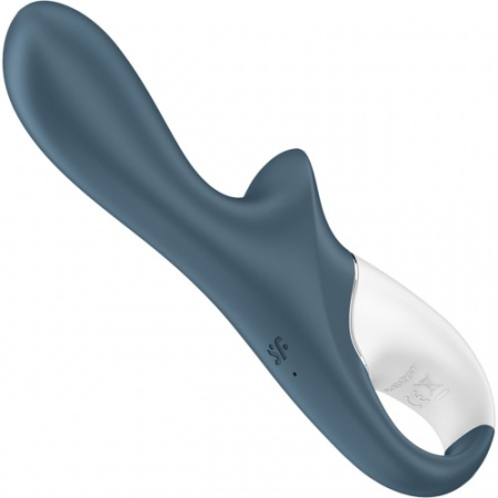 Расширяющийся анальный вибратор синий Air Pump Booty 2 Satisfyer 