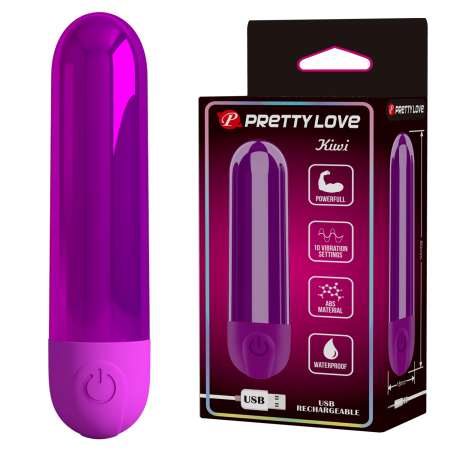 Вибропуля Pretty Love Kiwi фиолетовая