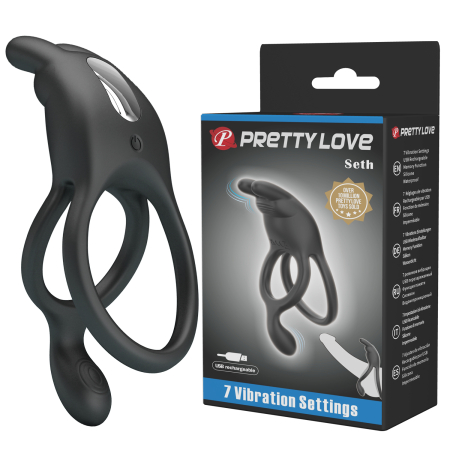 Эрекционное виброкольцо Pretty Love Seth