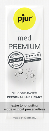 Гипоаллергенный силиконовый лубрикант pjur Med Premium glide (1,5 мл)