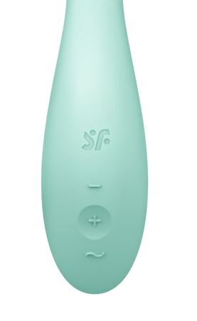 Вибратор для точки G с катающимся шариком мятный Rrrolling Pleasure Satisfyer 