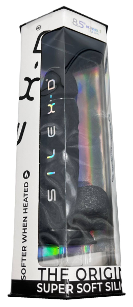 Реалистичный черный фаллоимитатор SILEXD Model 1 (8,5") 21,5 см
