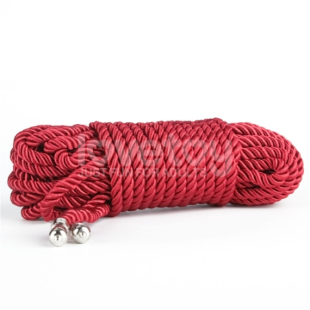 Веревка для бондажа Rebellion Reign Ebony Silky