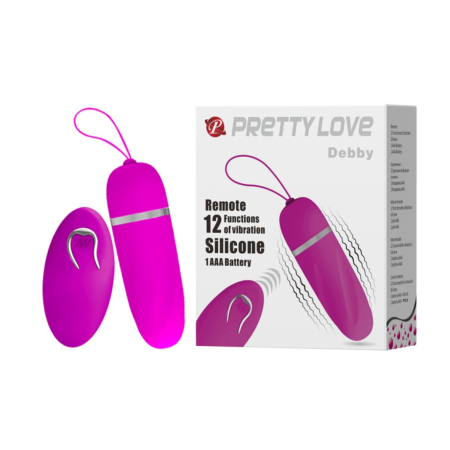 Виброяйцо с пультом дистанционного управления Pretty Love Debby