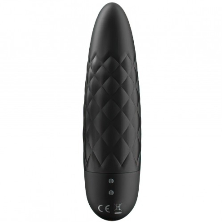 Перезаряжаемый мини-вибратор чёрный Ultra Power Bullet 5 Satisfyer 