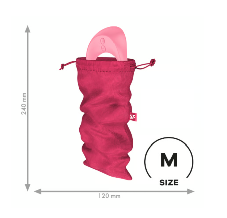 Мешочек для хранения секс игрушек розовый Treasure Bag M Satisfyer 