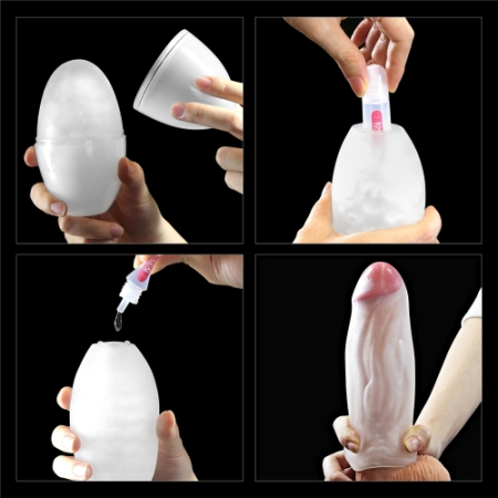 Большое яйцо-мастурбатор Giant Egg Climax Spirals Edition