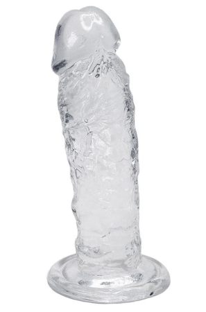 Прозрачный фаллоимитатор на присоске Majestic Jelly Dildo 14,7 см