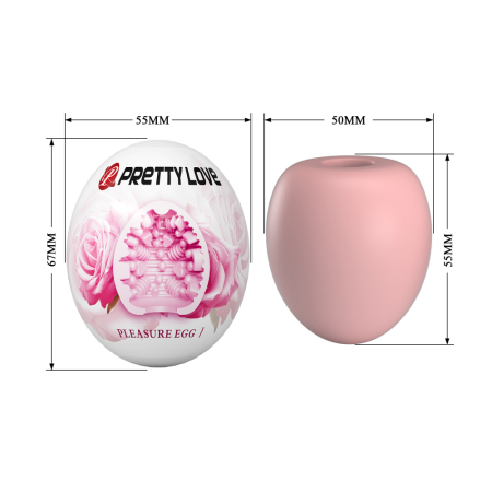 Мастурбатор-яйцо розовое Pretty Love Pleasure Egg I