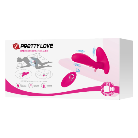 Парный вибромассажер Pretty Love Remote Control Massager