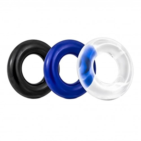 Набор из 3 эрекционных колец Power Plus Triple Donut Ring Set