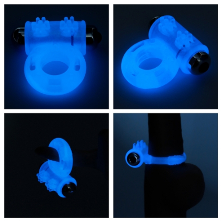 Эрекционное виброкольцо светящееся в темноте Lumino Play Vibrating Penis Ring
