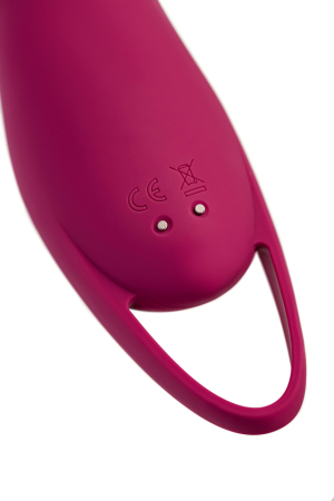 Вакуумно-волновой стимулятор клитора с вибрацией бордовый Pocket Pro 1 Satisfyer 