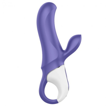 Вибратор для точки G с клиторальным стимулятором фиолетовый Magic Bunny Satisfyer 