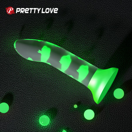 Фаллоимитатор светящийся в темноте Pretty Love Magical Nightfall