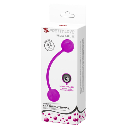 Вагинальные шарики со смещенным центром тяжести Pretty Love Kegel Ball 3